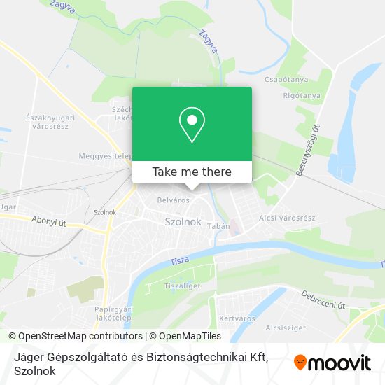 Jáger Gépszolgáltató és Biztonságtechnikai Kft map
