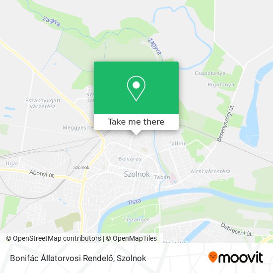 Bonifác Állatorvosi Rendelő map