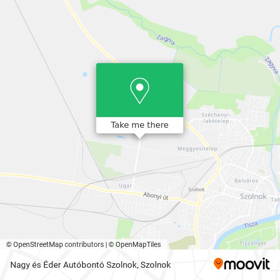 Nagy és Éder Autóbontó Szolnok map