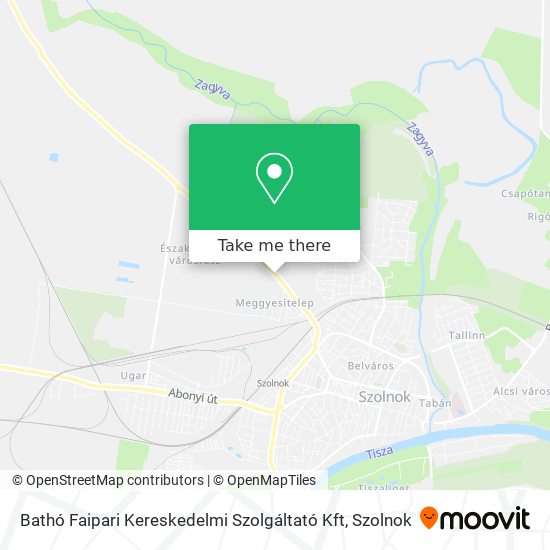 Bathó Faipari Kereskedelmi Szolgáltató Kft map