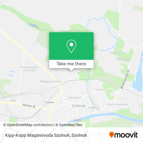 Kipp-Kopp Magánóvoda Szolnok map