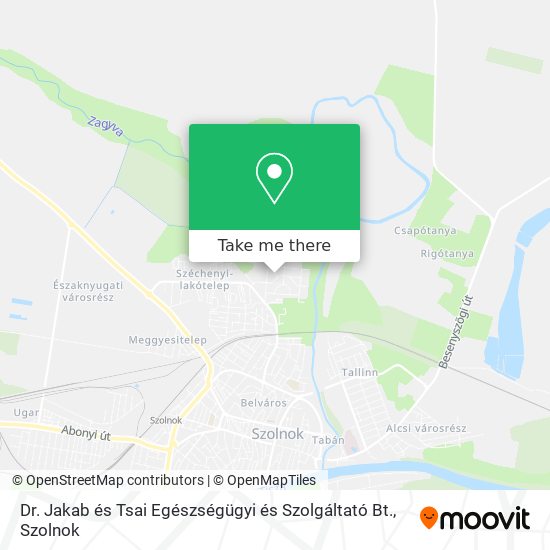 Dr. Jakab és Tsai Egészségügyi és Szolgáltató Bt. map