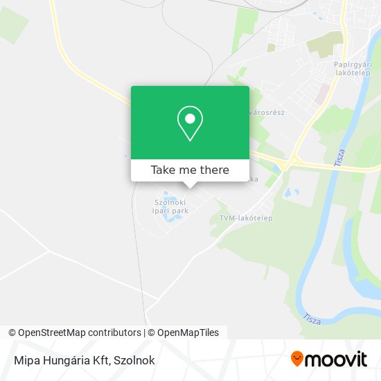 Mipa Hungária Kft map
