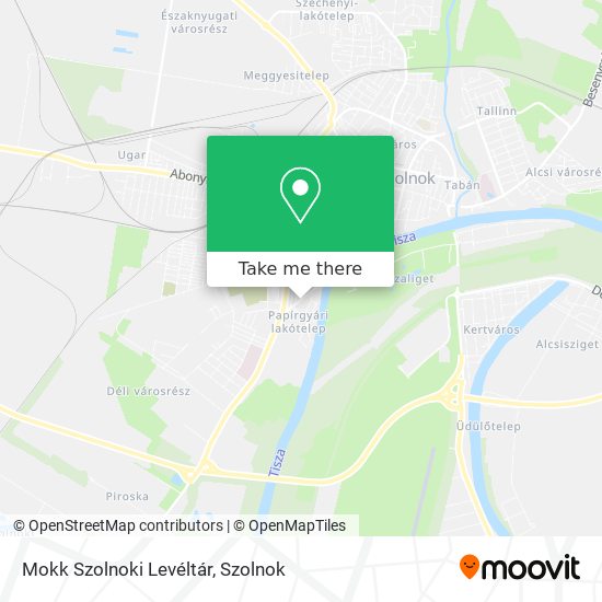 Mokk Szolnoki Levéltár map