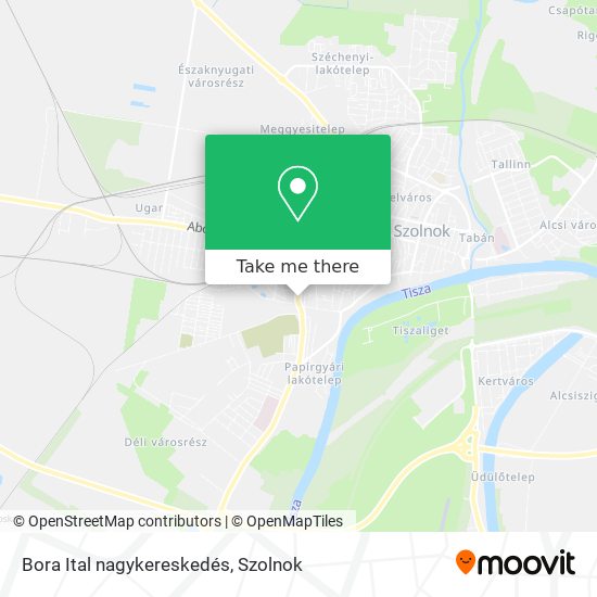 Bora Ital nagykereskedés map