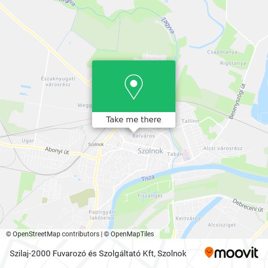 Szilaj-2000 Fuvarozó és Szolgáltató Kft map