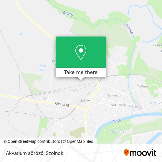 Akvárium söröző map