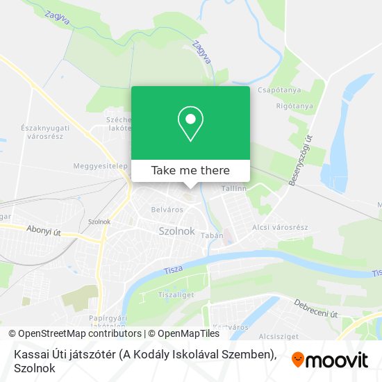 Kassai Úti játszótér (A Kodály Iskolával Szemben) map