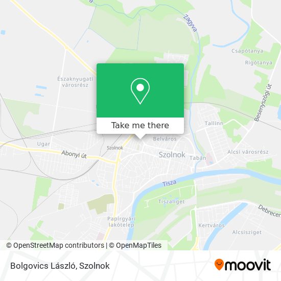 Bolgovics László map