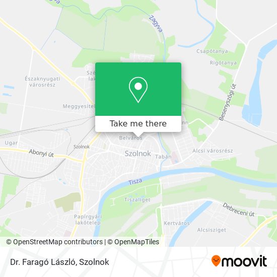 Dr. Faragó László map