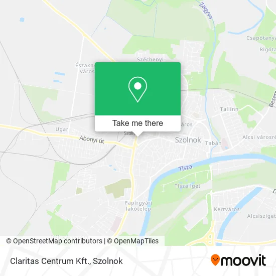 Claritas Centrum Kft. map