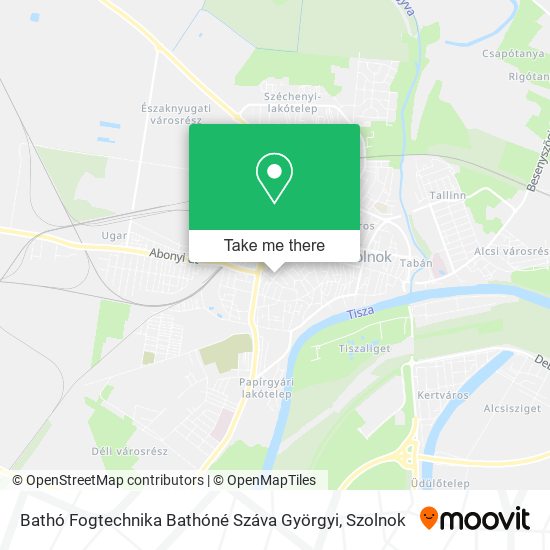 Bathó Fogtechnika Bathóné Száva Györgyi map