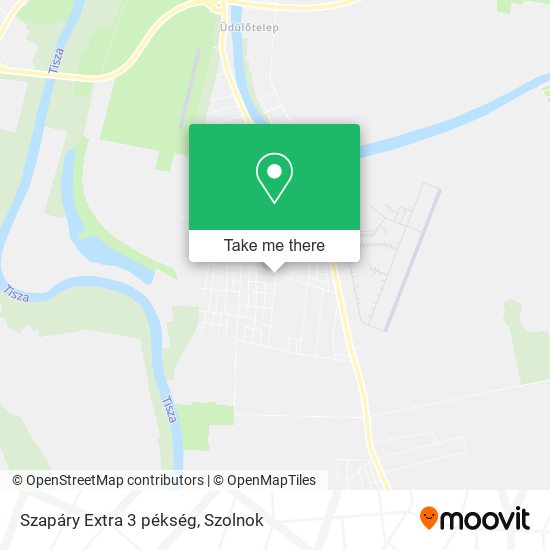Szapáry Extra 3 pékség map