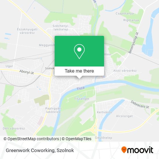 Greenwork Coworking map