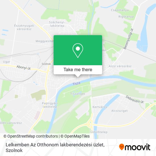 Lelkemben Az Otthonom lakberendezési üzlet map