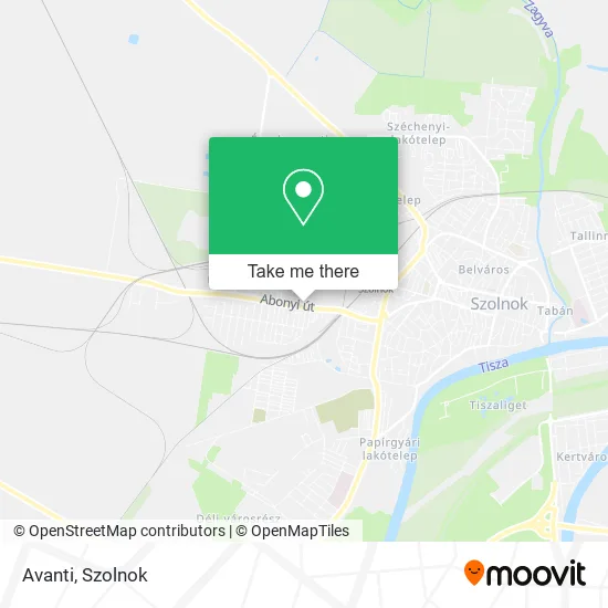 Avanti map