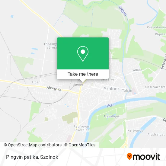 Pingvin patika map