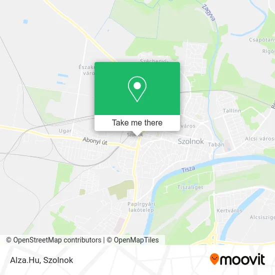 Alza.Hu map