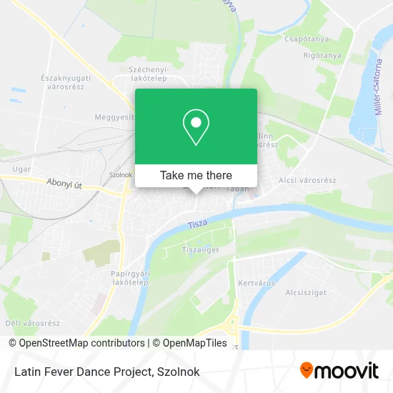 Latin Fever Dance Project map