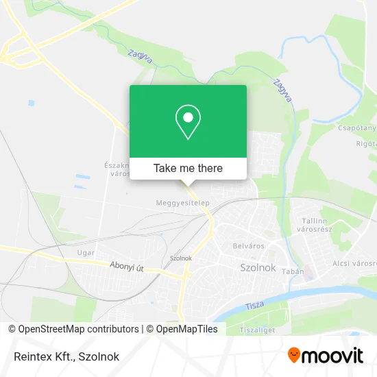 Reintex Kft. map