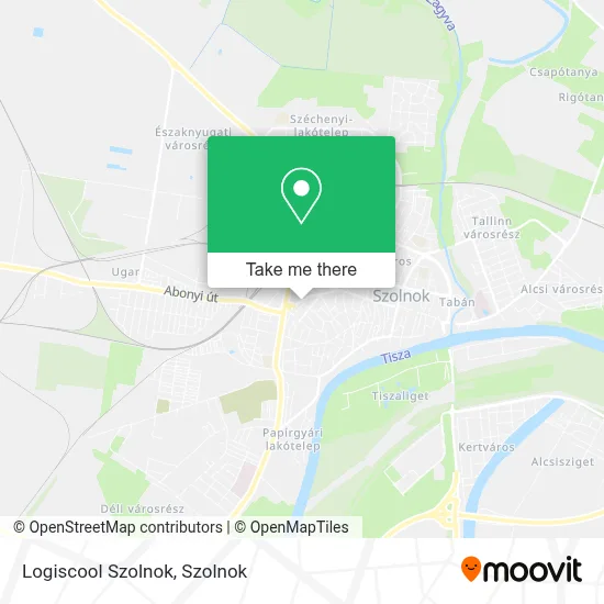 Logiscool Szolnok map