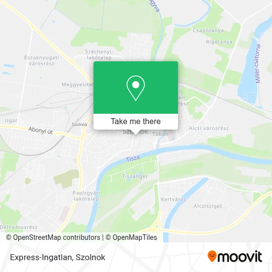 Express-Ingatlan map