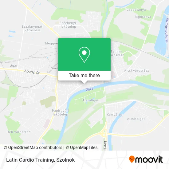 Latin Cardio Training map