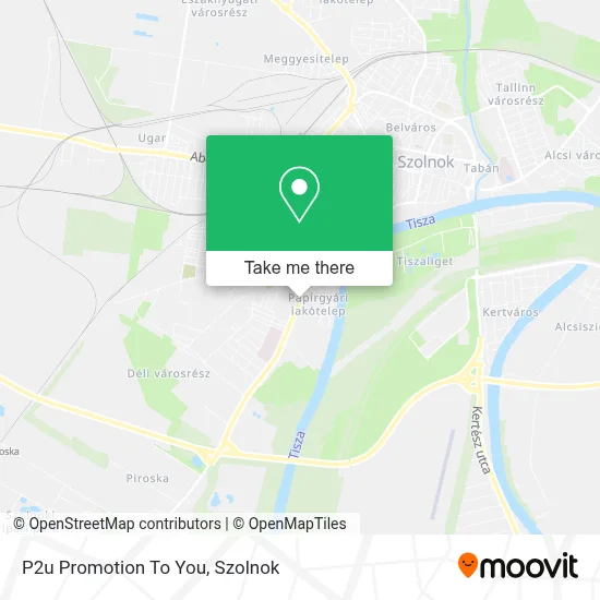 P2u Promotion To You map