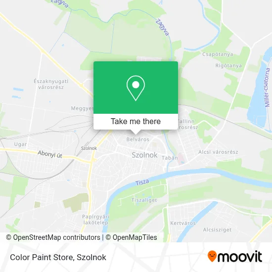Color Paint Store map