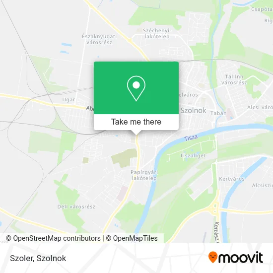 Szoler map