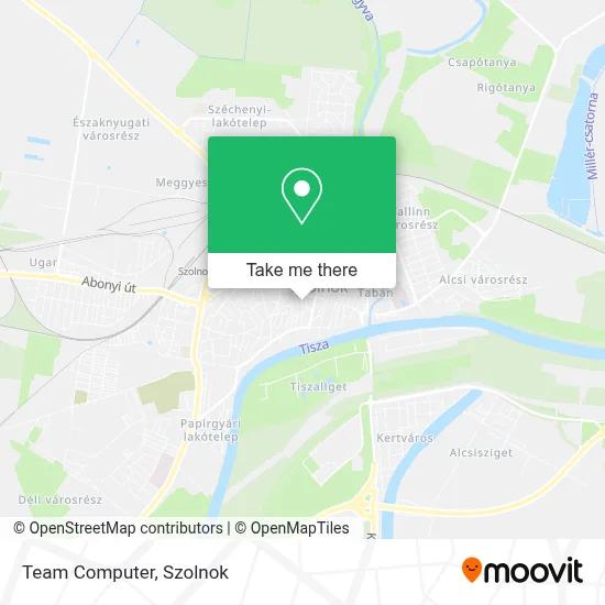 Team Computer map