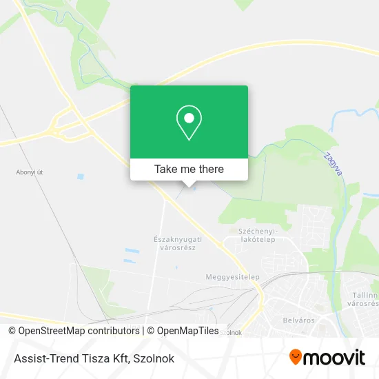 Assist-Trend Tisza Kft map