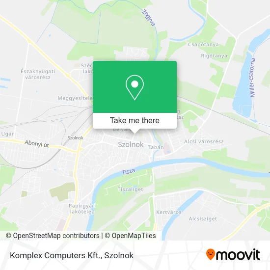 Komplex Computers Kft. map