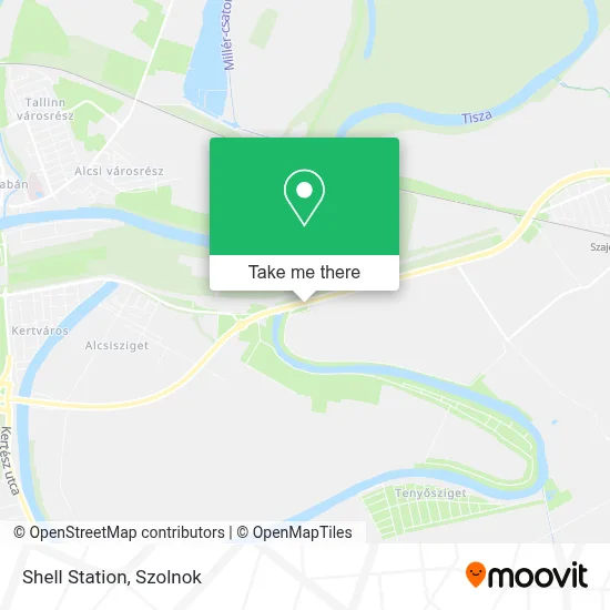 Shell Station map