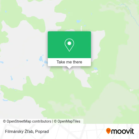 Filmársky Žľab map