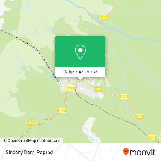 Slnečný Dom map