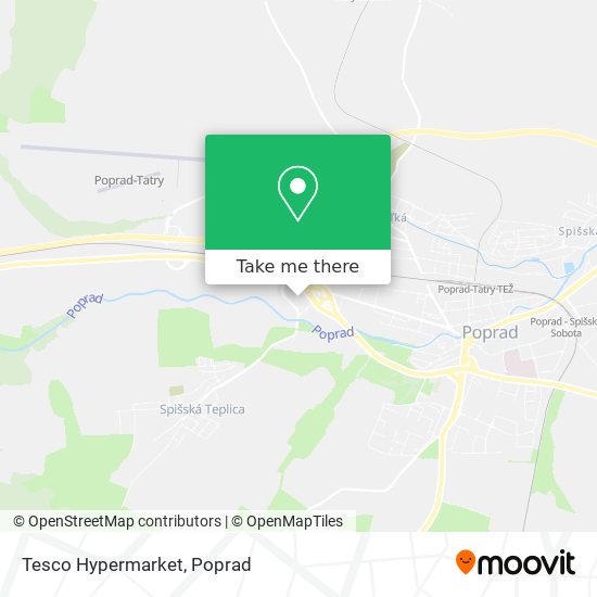 Tesco Hypermarket map