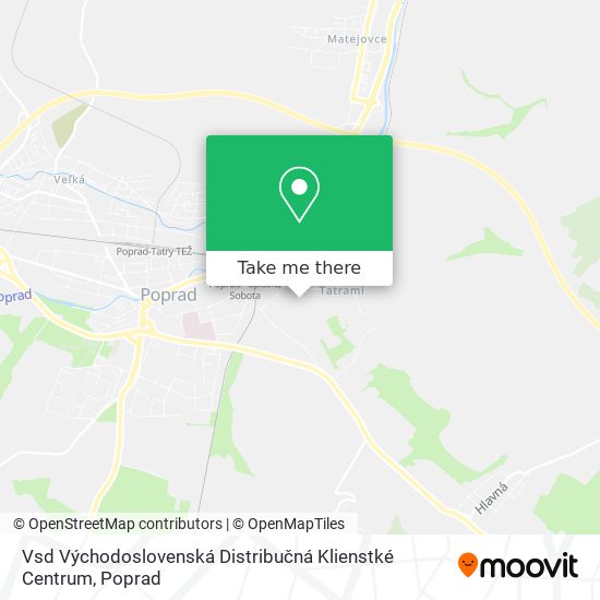 Vsd Východoslovenská Distribučná Klienstké Centrum map