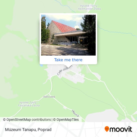Múzeum Tanapu map