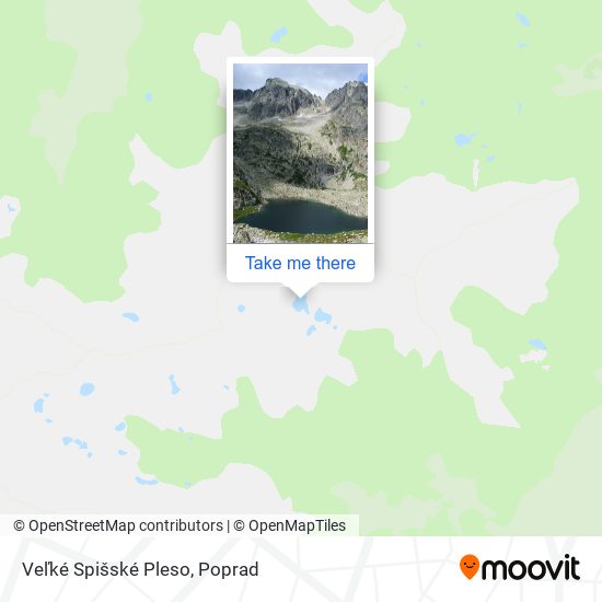 Veľké Spišské Pleso map