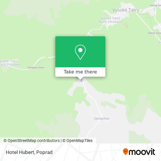 Hotel Hubert map