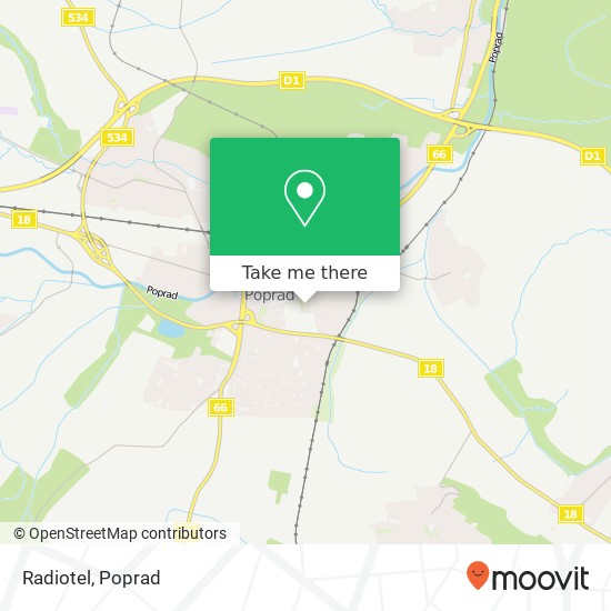 Radiotel map