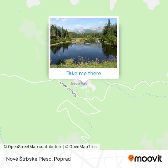 Nové Štrbské Pleso map