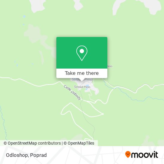 Odloshop map