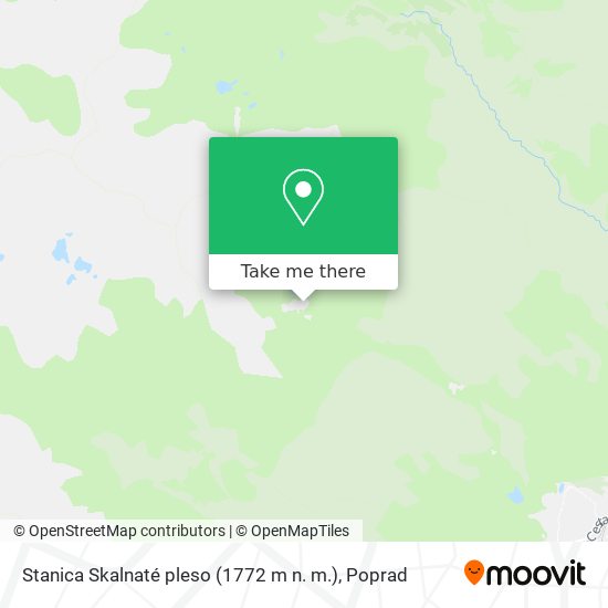 Stanica Skalnaté pleso (1772 m n. m.) map