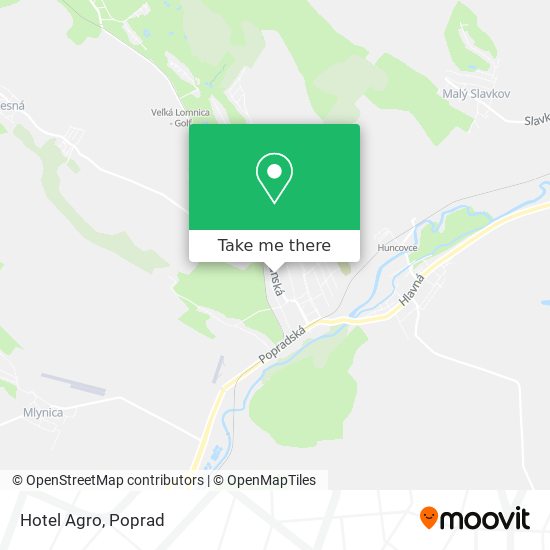 Hotel Agro map