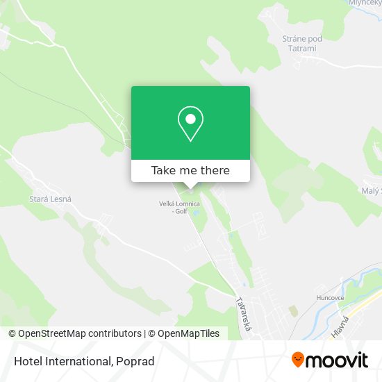 Hotel International map