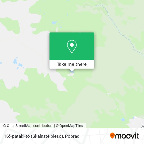 Kő-pataki-tó (Skalnaté pleso) map