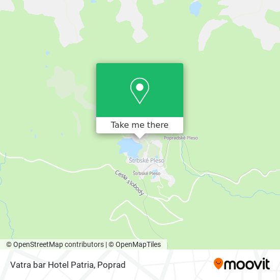 Vatra bar Hotel Patria map