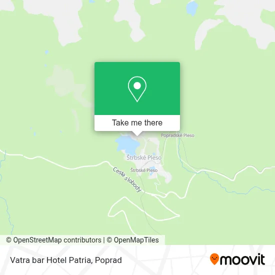 Vatra bar Hotel Patria map